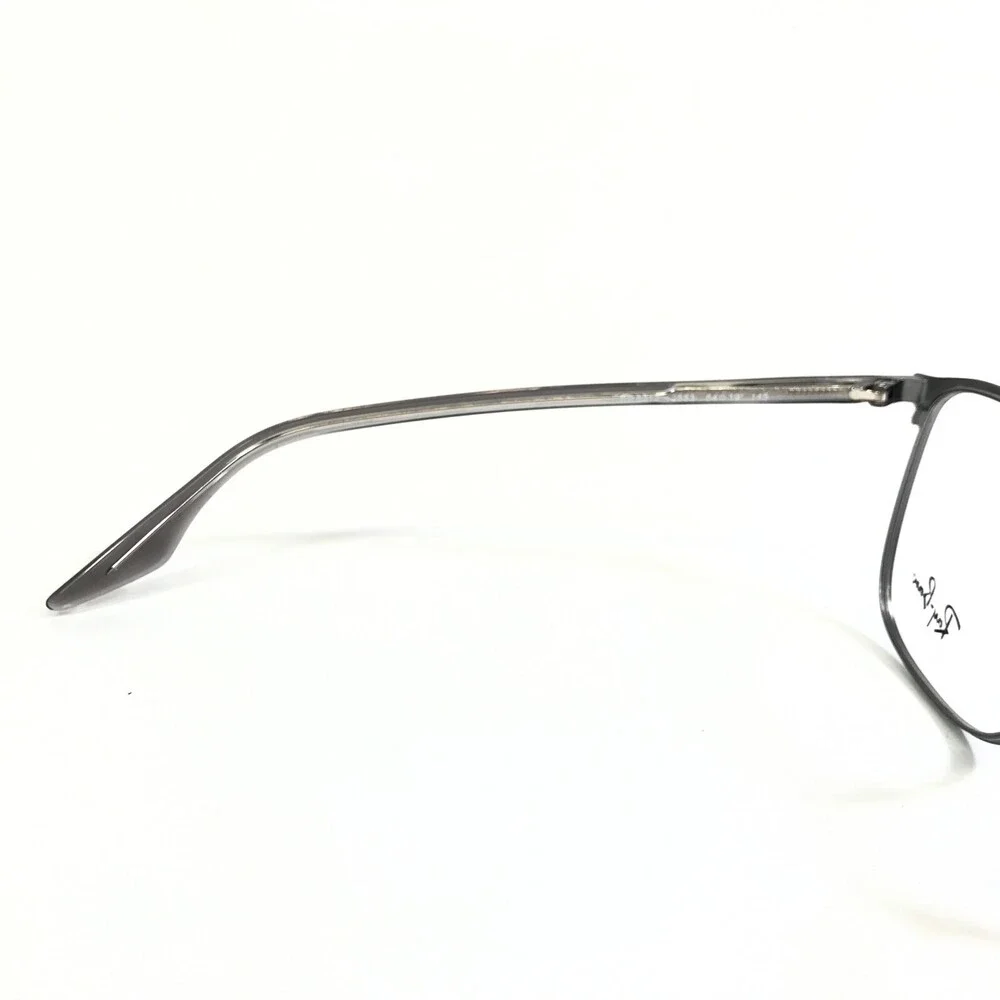 Ray-Ban Eyeglasses Frames RB6512 2553 Grey Silver Square Full Rim 54-19-145